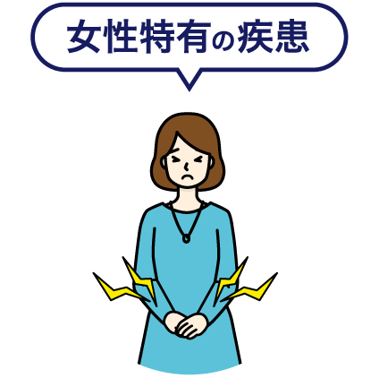 女性特有の疾患